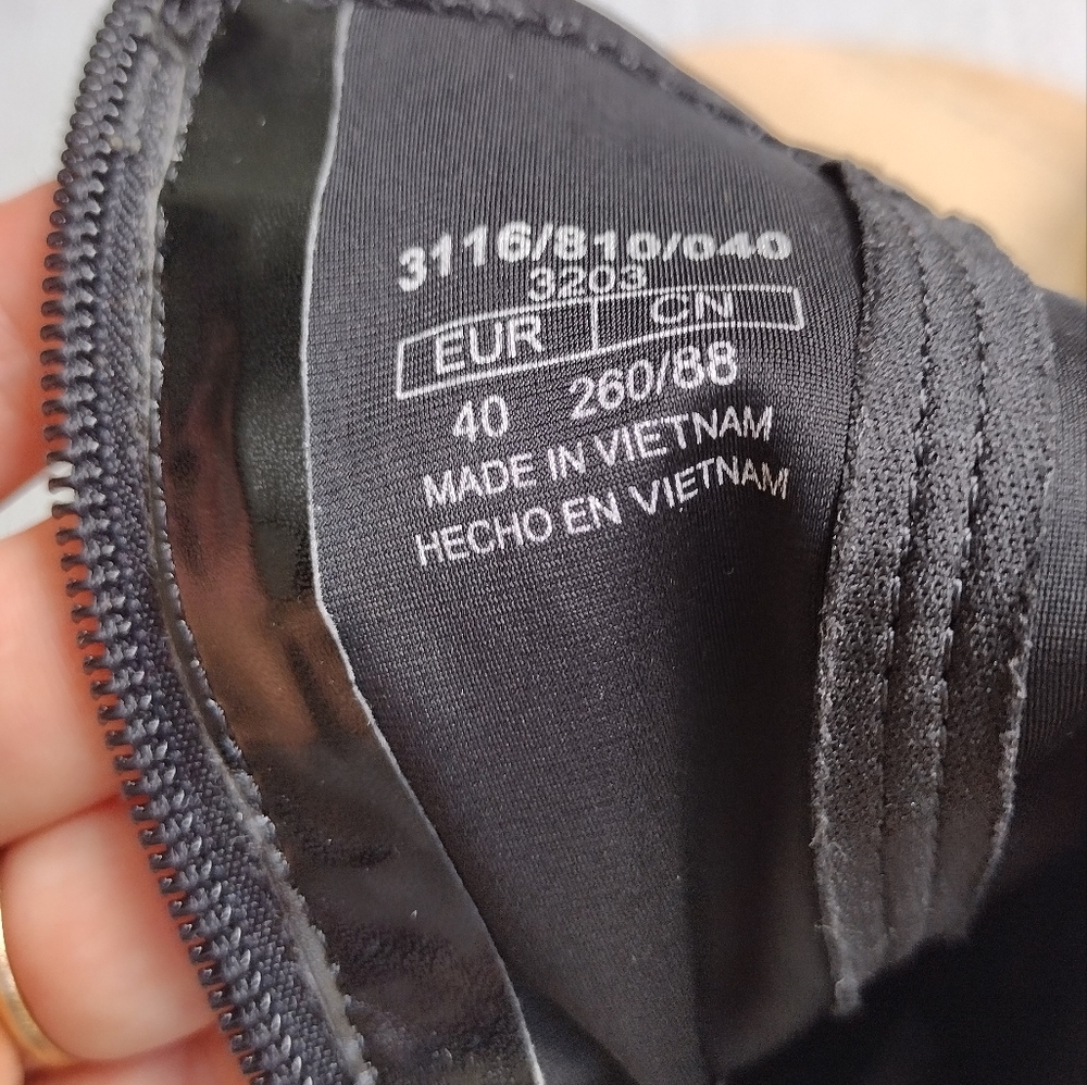 Zara  Boot Black Size Eur:40 US 9.5 - Picture 13 of 15